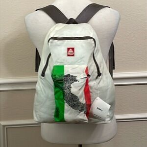 Jansport ITALIAN FLAG backpack - Wht/Grey/Red/Green